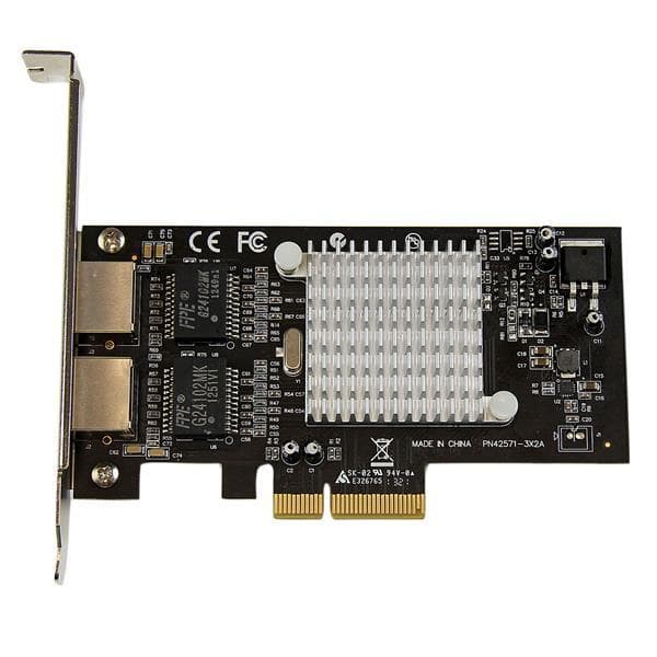 StarTech.com 2 Port PCI Express / PCIe Gigabit Ethernet nätverkskort 2x RJ45 - PCI-e Intel i350 NIC Server Adapter