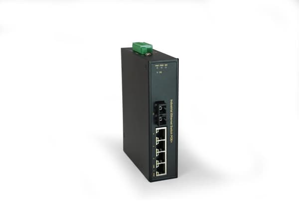 LevelOne IFP-0503 Unmanaged Fast Ethernet (10/100) Black Power over Ethernet (PoE) musta