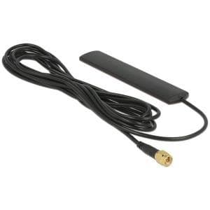 DeLOCK - Antenne - LTE/GSM/UMTS/WLAN 2,4 GHz/Bluetooth/ZigBee - indvendig - 3 dBi - ikke-retningsbestemt - sort (88987)