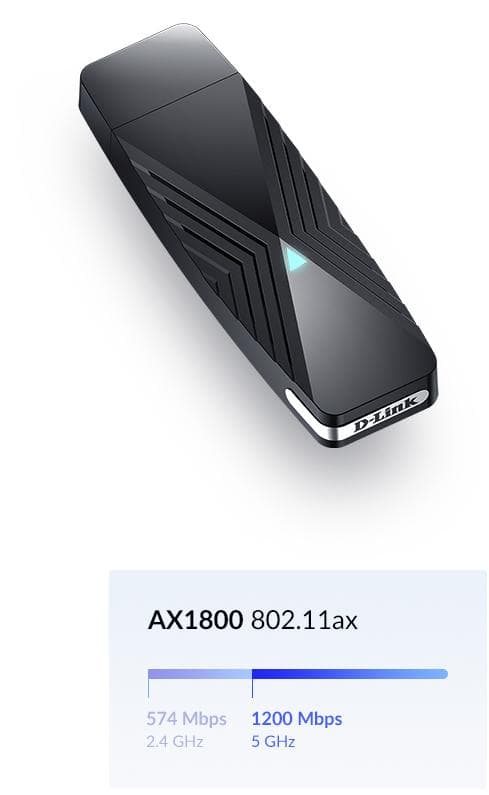 D-Link DWA-X1850 trådlös åtkomstpunkt (WAP) 1200 Mbit/s Svart