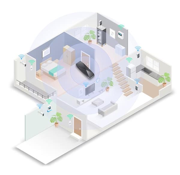 D-Link DWA-X1850 trådlös åtkomstpunkt (WAP) 1200 Mbit/s Svart