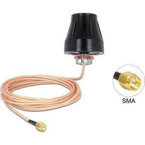 DeLOCK LTE Antenne - Antenne - Smart Home - 2 dBi - ikke-retningsbestemt - udvendig, indvendig - sort