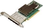 Broadcom NetXtreme E-Series P425G - Verkkosovitin - PCIe 4.0 x16 Low Profile - 10/25 Gigabit SFP28 x 4 Vihreä, Nikkeli