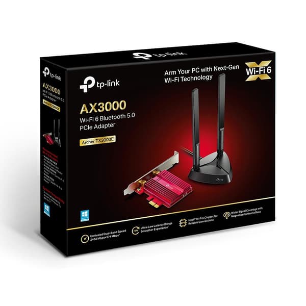 TP-LINK Archer TX3000E WLAN - Trådlös nätverksadapter - lämplig för WiFi 6 - Bluetooth - 2402 Mbit/s