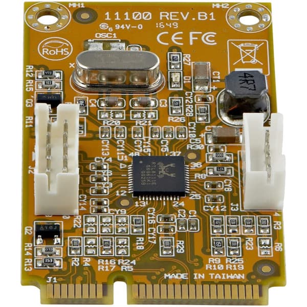 StarTech.com Mini PCI Express Gigabit Ethernet Nätverkskort - mini PCIe NIC Lan Adapter Card - Nätverksadaptrar - PCIe Mini Card - Gigabit Ethernet