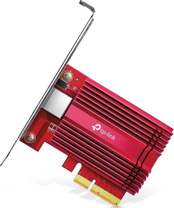 TP-Link TX401 netværkskort Internt Ethernet 10000 Mbit/s Rød
