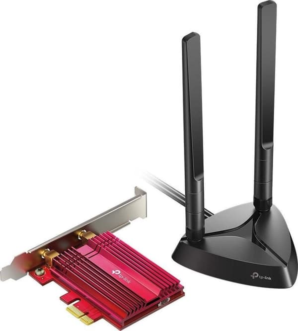 TP-Link Archer TX3000E Internt WLAN / Bluetooth 2402 Mbit/s Svart, Röd