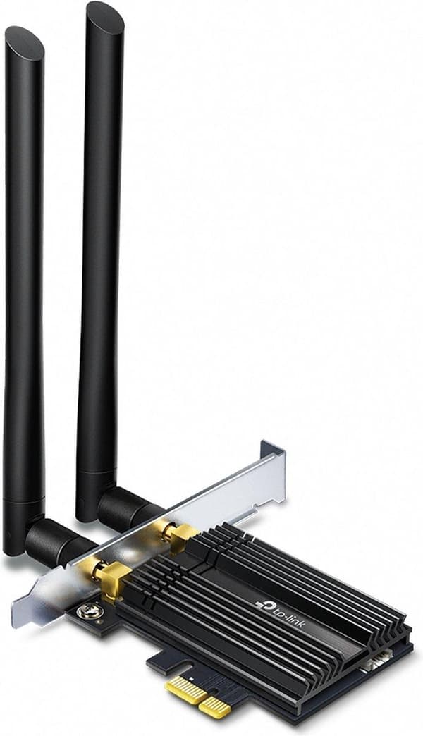 TP-LINK AX3000 Wi-Fi 6 Bluetooth 5.0 PCIe Adapter Sort, Metallic