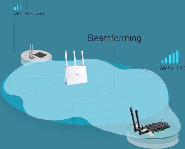 TP-Link AC1200 trådlös Dual Band PCI Express WiFi-adapter