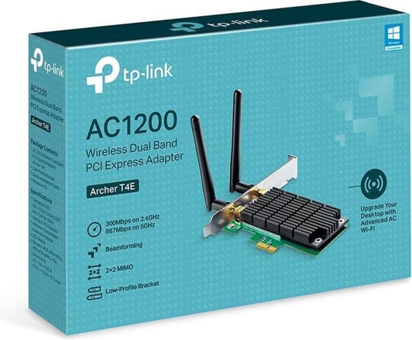 TP-Link AC1200 trådlös Dual Band PCI Express WiFi-adapter