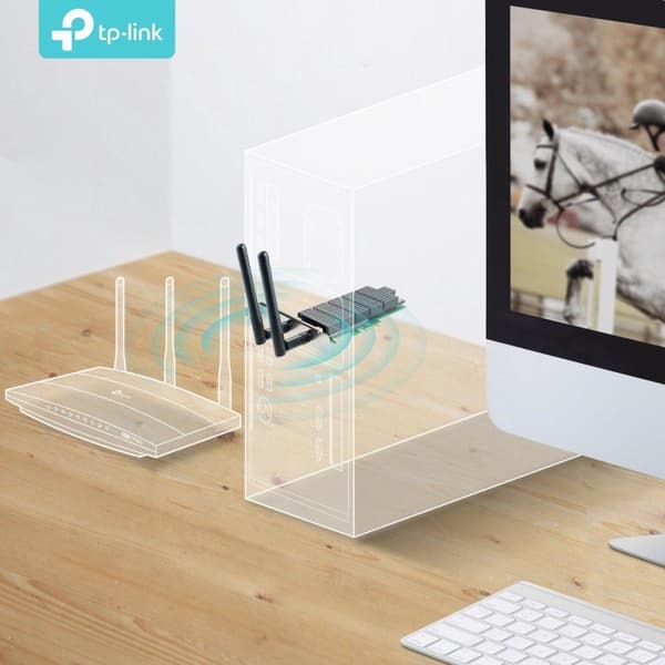 TP-Link AC1200 trådlös Dual Band PCI Express WiFi-adapter