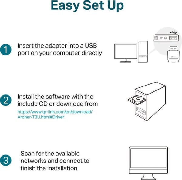 TP-Link Archer T3U WLAN 867 Mbit/s