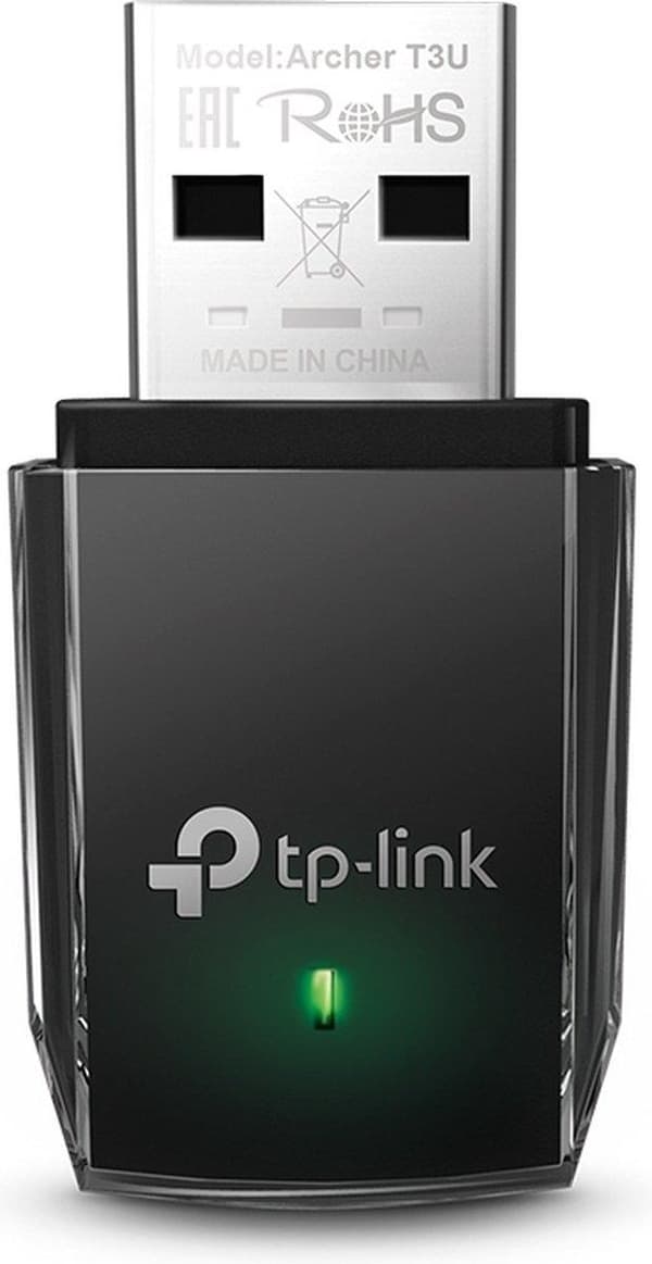 TP-Link AC1300 Mini trådløs MU-MIMO USB WiFi Adapter Sort