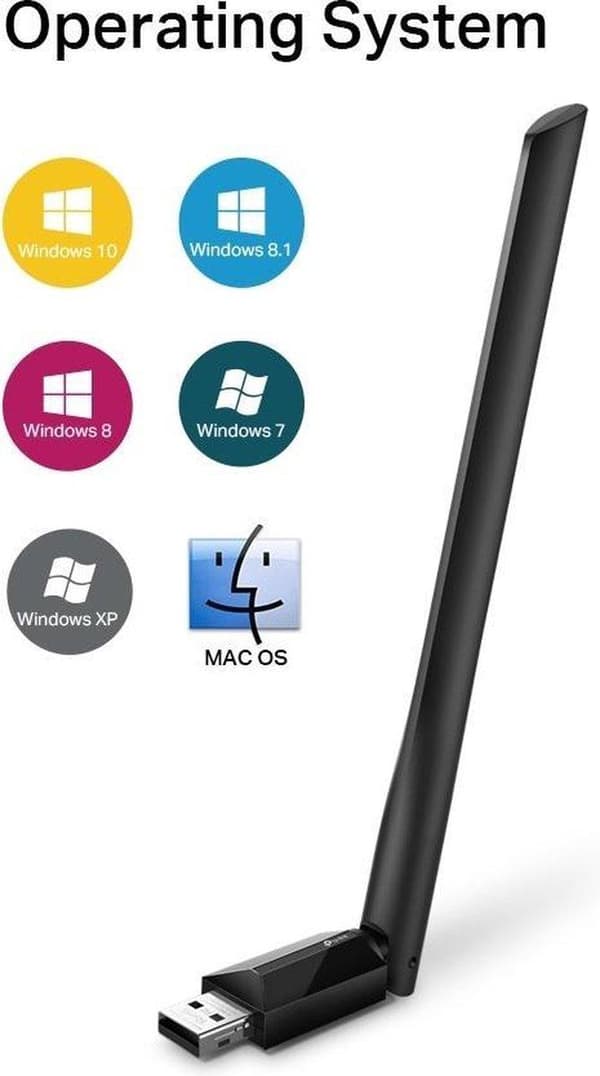 TP-Link Archer T2U Plus Internt WLAN 600 Mbit/s