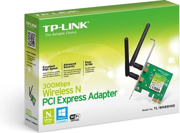 TP-Link TL-WN881ND Internt WLAN 300 Mbit/s