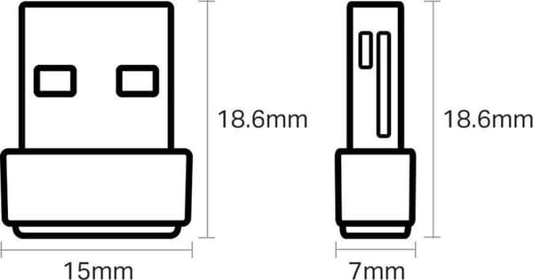 TP-Link AC600 Nano trådlös USB WiFi-adapter