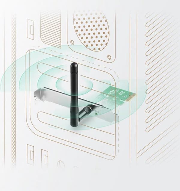 TP-Link TL-WN781ND nätverkskort Internt WLAN 150 Mbit/s