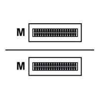 Alcatel Lucent QSFP-40G-C1M kabel (kompatibelt med 40G-C1M) Metallic