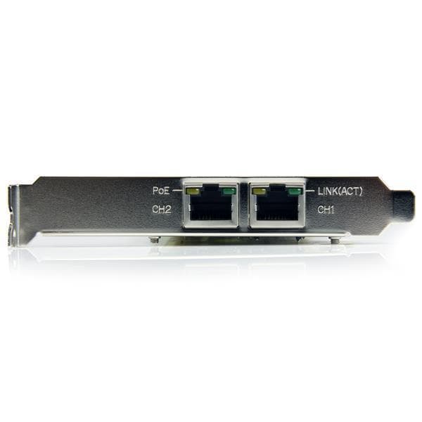 StarTech Dual Port PCI Express Gigabit netværkskort - PCIe PoE/PSE NIC Server Adapter - Netværksadapter - PCIe - Gigabit Ethernet x 2 (ST2000PEXPSE)