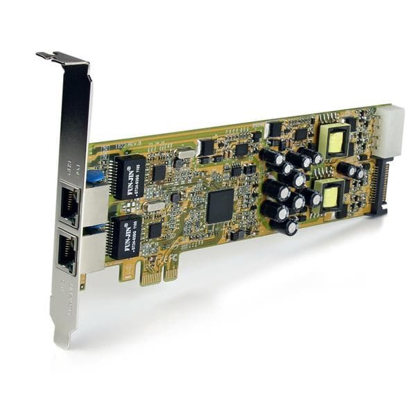 StarTech Dual Port PCI Express Gigabit netværkskort - PCIe PoE/PSE NIC Server Adapter - Netværksadapter - PCIe - Gigabit Ethernet x 2 (ST2000PEXPSE)