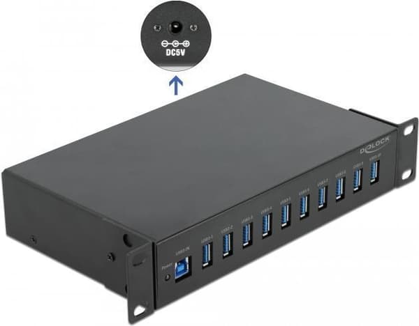 Delock - Hub - 10 x USB 3.2 Gen 1 - Desktop (64112)