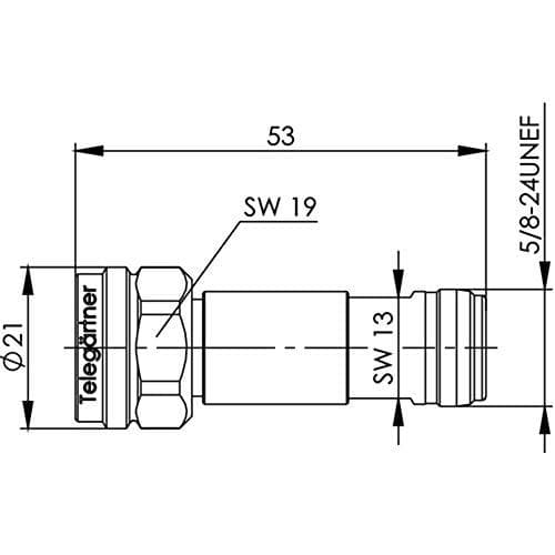 Telegärtner Telegaertner J01026A0020 dæmpningselement 1 stk.