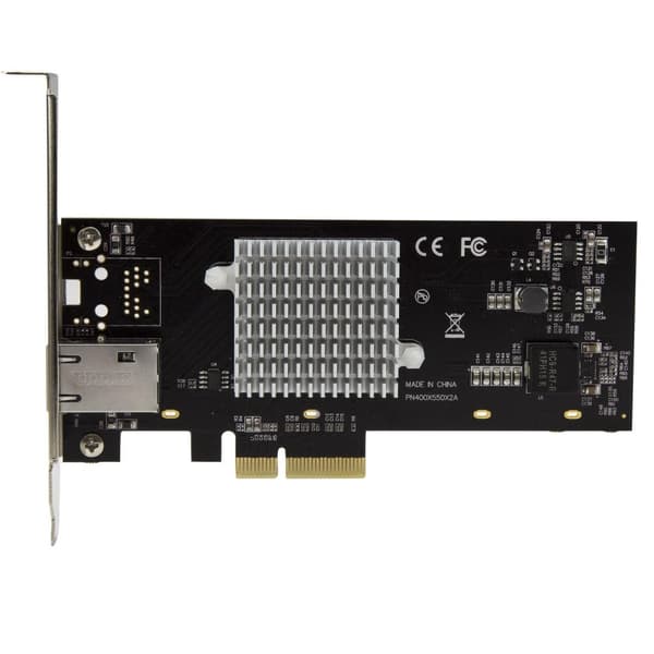 StarTech.com 1 Port 10G Ethernet PCI Express-nätverkskort - 10GbE NIC med Intel X550-AT-chip - 10GBase-T / NBASE-T-kompatibel - Nätverksadapter - PCIe