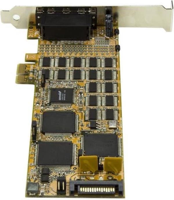 StarTech 16-portars lågprofilseriekort - RS232 - PCI Express