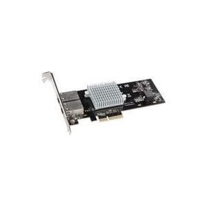 Sonnet Presto 10GbE 10GBase-T - Netværksadapter - PCIe 3.0 x4 Low Profile - 10GBase-T x 2 (G10E-2X-E3)