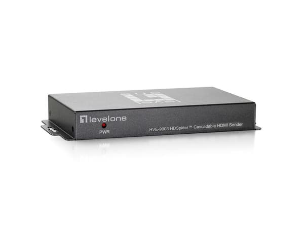 LevelOne HDSpider HVE-9003 HDMI Cat.5 Transmitter Kaskadbar - Video Extender - extern - upp till 60 m (0590903)