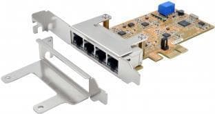Exsys EX-6084 - Nätverksadapter - PCIe - Gigabit Ethernet x 4