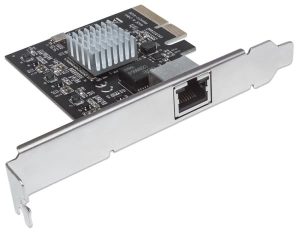 Intellinet - Nätverksadapter - PCIe 2.0 x4 Low Profile - 1/2.5/5/10GBase-T (PoE+)