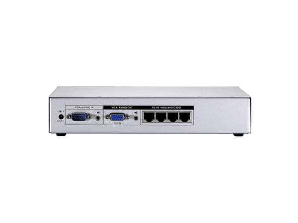 LevelOne AVE-9304 4-porttinen LR Cat.5 A/V-lähetin - laajennus videolle/audiolle - 4 porttia - ulkoinen - jopa 300 m (0593004)