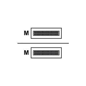 Alcatel-Lucent 20 Gigabit direktansluten kopparkabel - nätverkskabel - QSFP+ (M) - QSFP+ (M) - 40 cm - för OmniSwitch 6860-24, 6860-P24 (OS6860-CBL-40