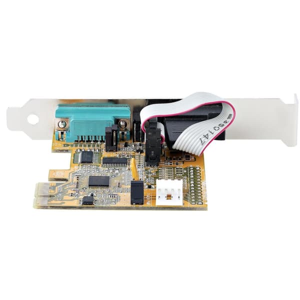 StarTech.com 2-ports PCI Express seriel interfacekort - PCIe til RS232 (DB9) kort - PC seriel adapterkort / udvidelseskort - Fuld- og lavprofilramme -