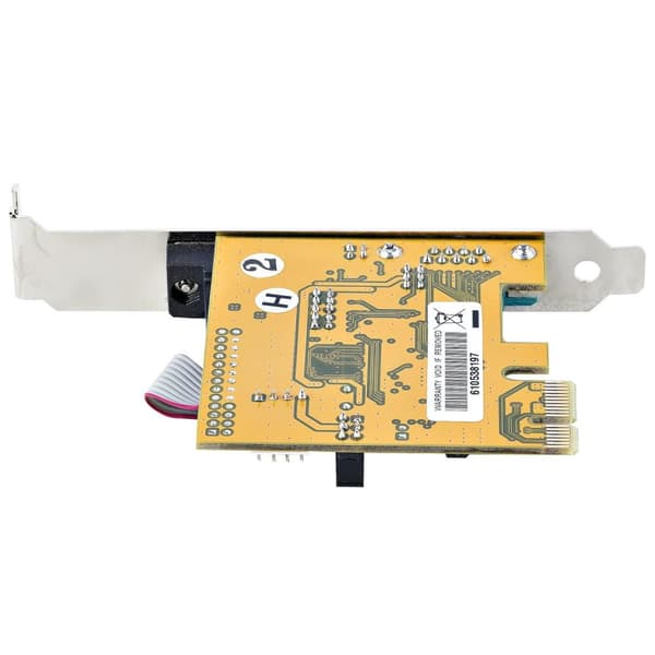 StarTech.com 2-ports PCI Express seriel interfacekort - PCIe til RS232 (DB9) kort - PC seriel adapterkort / udvidelseskort - Fuld- og lavprofilramme -