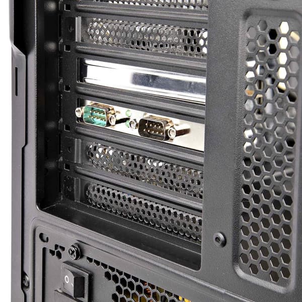 StarTech.com 2-ports PCI Express seriel interfacekort - PCIe til RS232 (DB9) kort - PC seriel adapterkort / udvidelseskort - Fuld- og lavprofilramme -