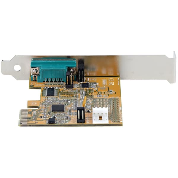 StarTech.com 1-ports PCI Express seriel interfacekort - PCIe til RS232 (DB9) kort - PC seriel adapterkort / udvidelseskort - Fuld- og lavprofilramme -
