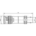 Pikkukuva 2 / 3: Telegärtner Telegaertner J01006A0836 vaimennuselementti 1 kpl