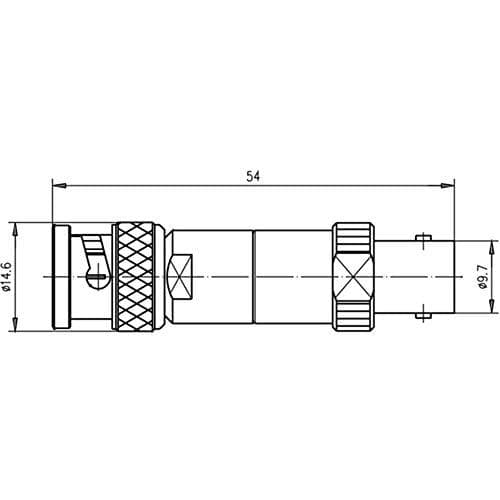 Telegärtner Telegaertner J01006A0836 vaimennuselementti 1 kpl