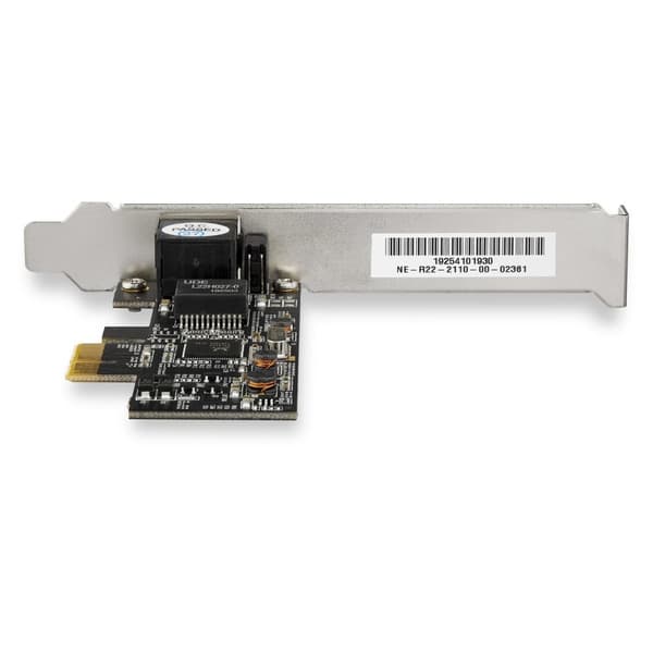 StarTech.com ST2GPEX PCI Express-nätverkskort (1-port, 2,5 Gbps 2,5GBASE-T, PCIe LAN-adapterkort) - Nätverksadaptrar - PCIe x4 Low-Profile - 10M/100M/