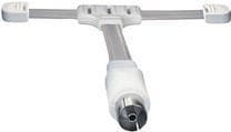 e+p FM dipol - flerfarvet - dobbelt - 42 dBi - FM - 1,8 m - 300 Ohm (AA 87)