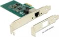Miniatyrbillede 1 af 5: DeLock PCIe X1 Gigabit LAN 1x RJ45 +Low Profile i210