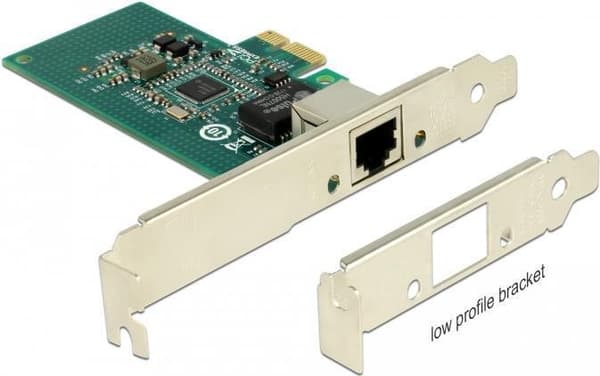 DeLock PCIe X1 Gigabit LAN 1x RJ45 +Low Profile i210