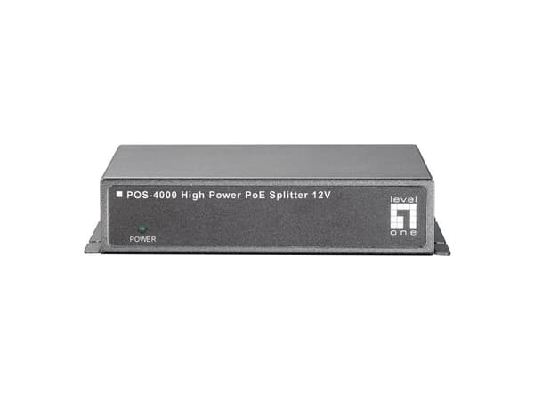 LevelOne POS-4000 - PoE splitter - 15,4 Watt - 1 udgangsstik (0552016)