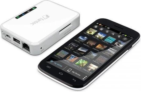 FANTEC MWiD25-DS hvid Mobil WLAN-dockingstation