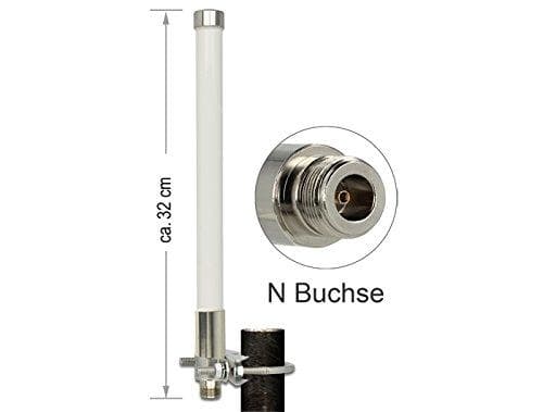 DeLOCK LoRa antenne 868MHz N fatning 3dBi stiv udendørs 32cm