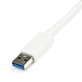Miniatyrbild 2 av 5: StarTech.com USB 3.0 till Gigabit Ethernet-adapter NIC med USB-port