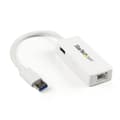 Miniatyrbild 1 av 5: StarTech.com USB 3.0 till Gigabit Ethernet-adapter NIC med USB-port