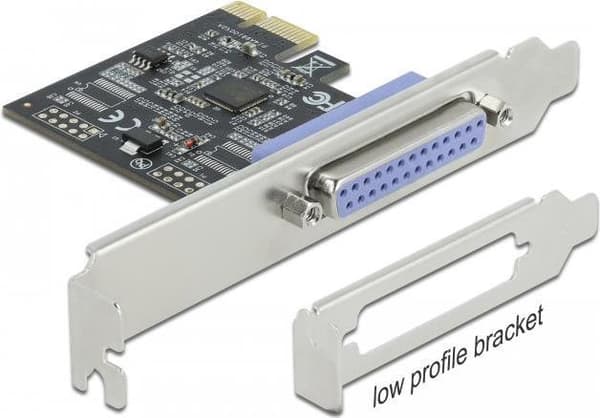 DeLOCK PCI Express Card til 1 x Parallel IEEE1284 - paralleladapter - PCIe 2.0 lavprofil - IEEE 1284 x 1